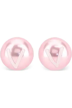 VTMNTS Pendientes metalizados con logo