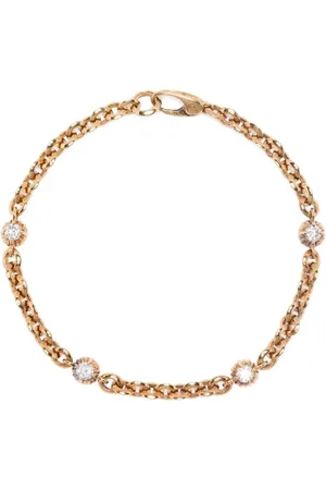 Lizzie Mandler Pulsera en oro amarillo de 18 ct con diamantes blancos