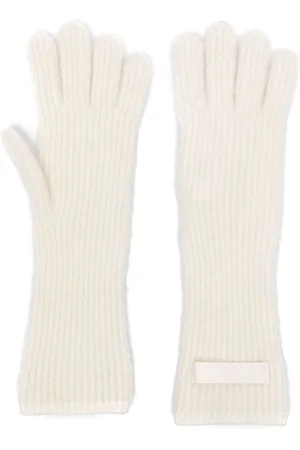 Jacquemus Guantes con parche del logo