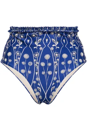 Agua by Agua Bendita Bragas de bikini Nopal con estampado floral