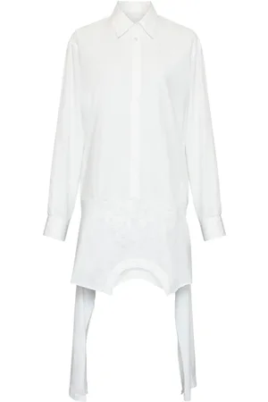 Maison Margiela Vestido camisero asimétrico