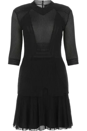 Givenchy Vestido corto con panel translúcido