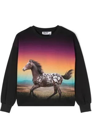 Molo Camiseta Reniza con motivo de caballos