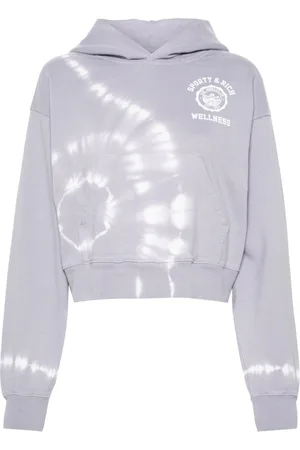 Sporty & Rich Sudadera corta con capucha y logo