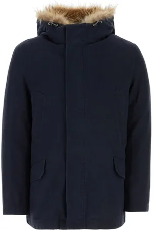 YVES SALOMON Parka con capucha y ribete de pelo artificial