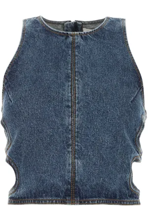 Chloé Top vaquero con cremallera