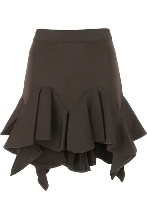 Givenchy Minifalda con detalle de volantes