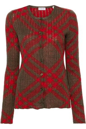 Burberry Cárdigan a cuadros