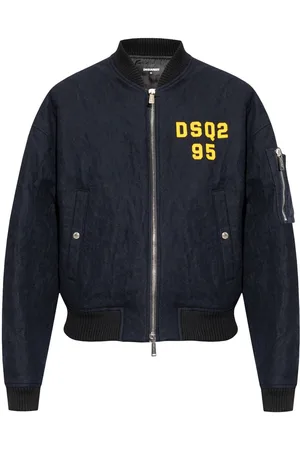 Dsquared2 Chaqueta bómber con logo bordado