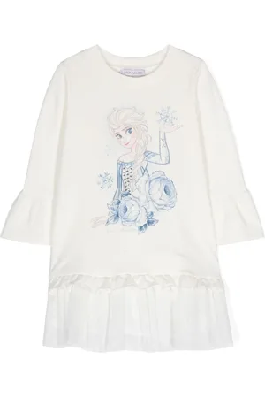 MONNALISA Vestido a capas con ilustración estampada de x Disney