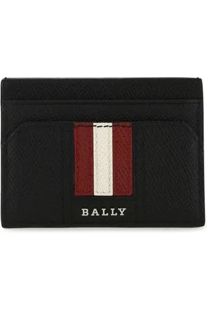 Bally Tarjetero con detalle de franjas