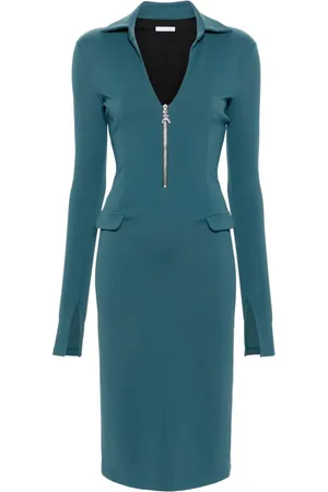 Patrizia Pepe Vestido midi con charm del logo