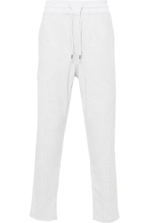 Brunello Cucinelli Pantalones de chándal a rayas diplomáticas