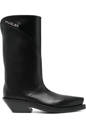 MUGLER Botas con letras del logo