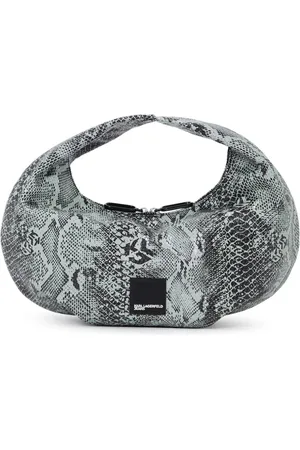 Karl Lagerfeld Bolso shopper con efecto de piel de serpiente