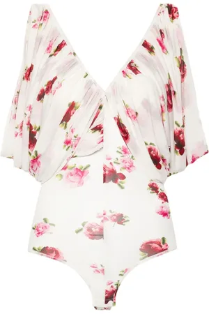 MAGDA BUTRYM Body fruncido con cuello en V