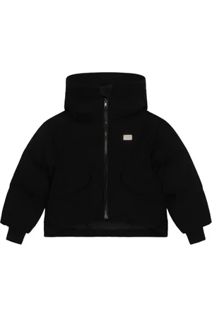Dolce & Gabbana Plumífero con placa del logo