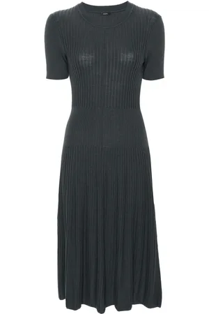Joseph Vestido midi de canalé