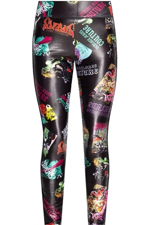 VERSACE Leggins con estampado abstracto
