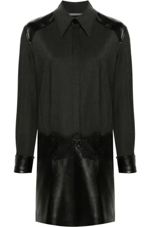 Alberta Ferretti Vestido camisero a paneles
