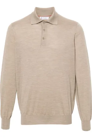 Brunello Cucinelli Polo de punto fino