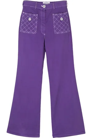 CHANEL Pantalones con botones Interlocking CC 2000