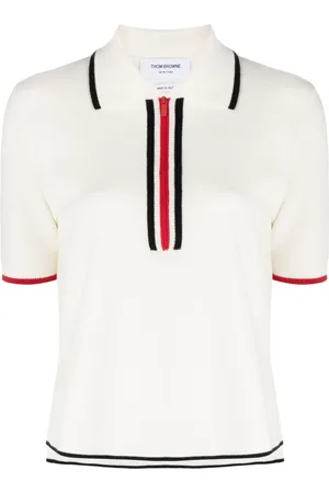 Thom Browne Polo a rayas RWB
