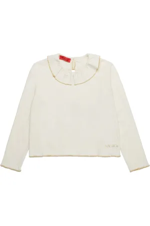 MAX&Co. Kids Top con volantes en el cuello