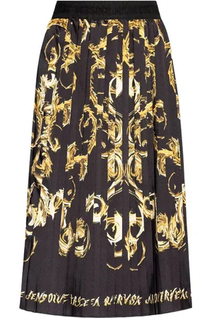 VERSACE Falda midi Chromo Couture
