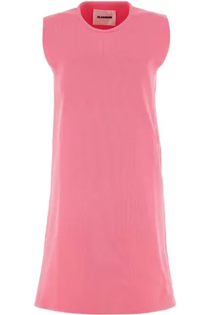 Jil Sander Vestido corto con cuello redondo