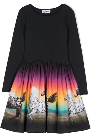 Molo Vestido Casie con estampado gráfico