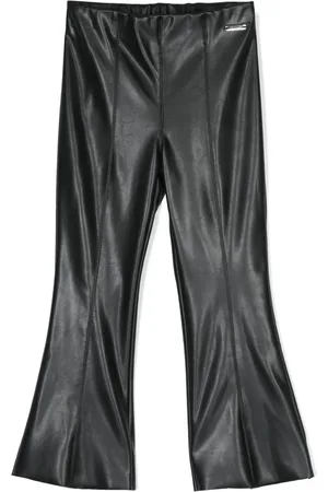 MONNALISA Pantalones acampanados con placa del logo