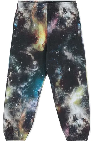 Molo Pantalones de chándal Adan con galaxia estampada