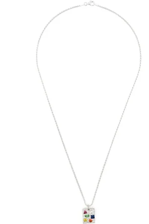 Bleue Burnham Collar Cottage Rose Garden con colgante