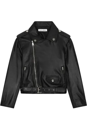 Dolce & Gabbana Chaqueta biker con cremallera