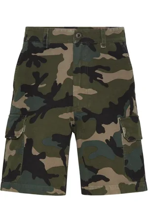 VALENTINO GARAVANI Pantalones cortos con motivo militar
