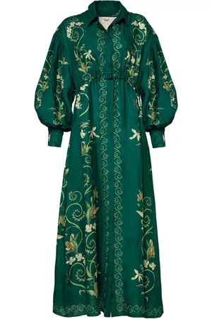 Agua by Agua Bendita Camisa Taos Esmeralda