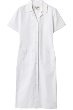 Miu Miu Vestido de popelina