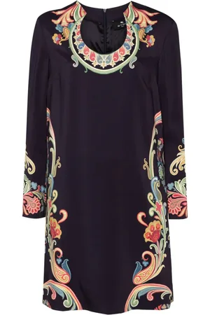 Etro Vestido midi con estampado floral