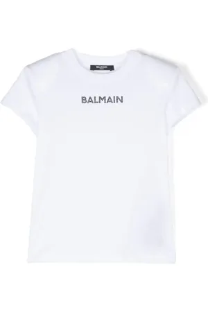 Balmain Camiseta con aplique del logo