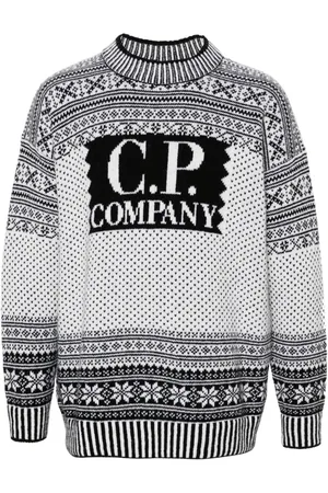 C.P. Company Jersey con logo en intarsia