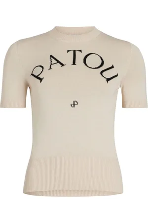 Patou Top con logo en jacquard
