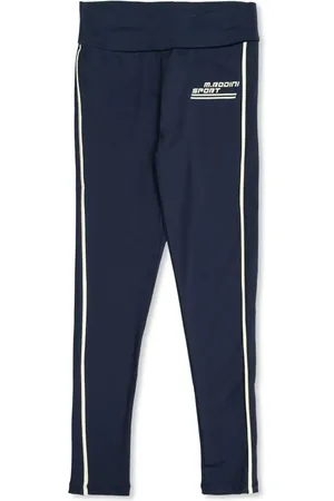 Mini Rodini Pantalones joggers con logo estampado