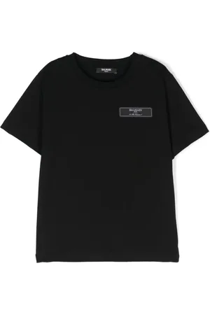 Balmain Camiseta con parche del logo