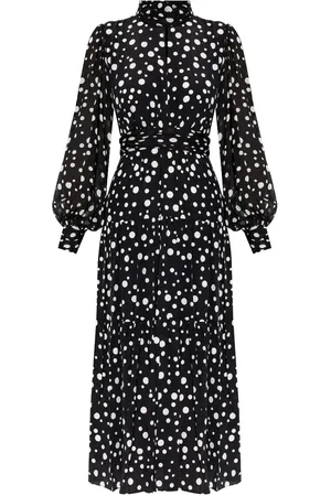 Diane von Furstenberg Vestido con motivo de lunares