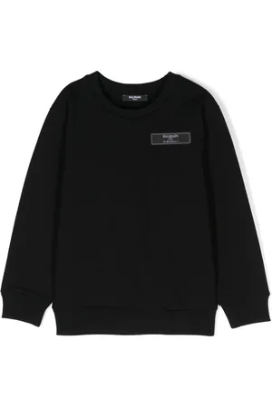 Balmain Sudadera con etiqueta del logo