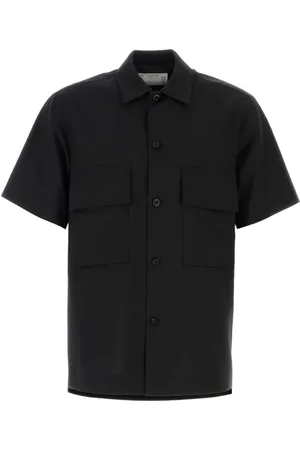 SACAI Camisa con cuello italiano