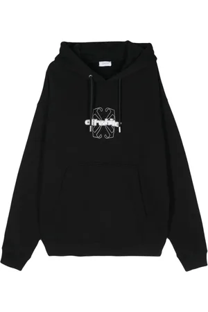 OFF-WHITE Sudadera con capucha y motivo floral