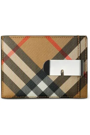Burberry Tarjetero a cuadros