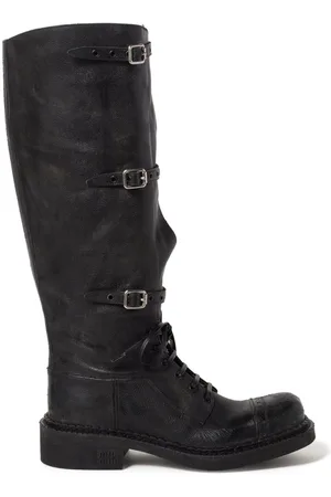 Miu Miu Botas con múltiples hebillas